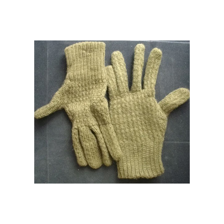 PAIRE DE GANTS MILITAIRES EN LAINE
