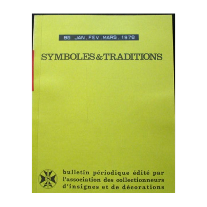 SYMBOLES & TRADITIONS : DU N°85(01-1978) AU N°88(12-1978)