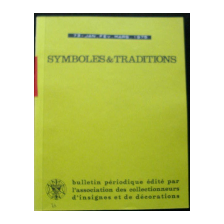 SYMBOLES & TRADITIONS : DU N°73(01-1975) AU N°76(12-1975)