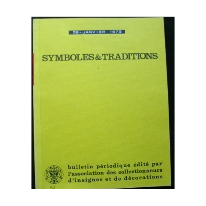 SYMBOLES & TRADITIONS : DU N°59(01-1972) AU N°64(11-1972)
