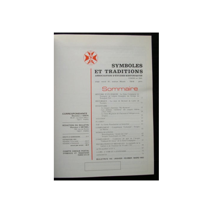 SYMBOLES & TRADITIONS : DU N°145(01-1993) AU N°148(12-1993)