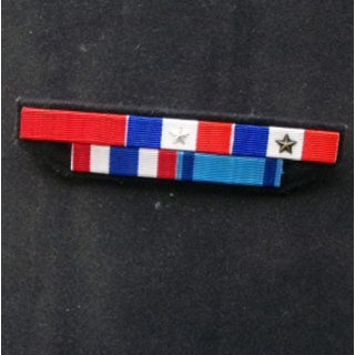 BARRETTE 5 DÉCORATIONS  COMMISSAIRE DIVISIONNAIRE DE POLICE