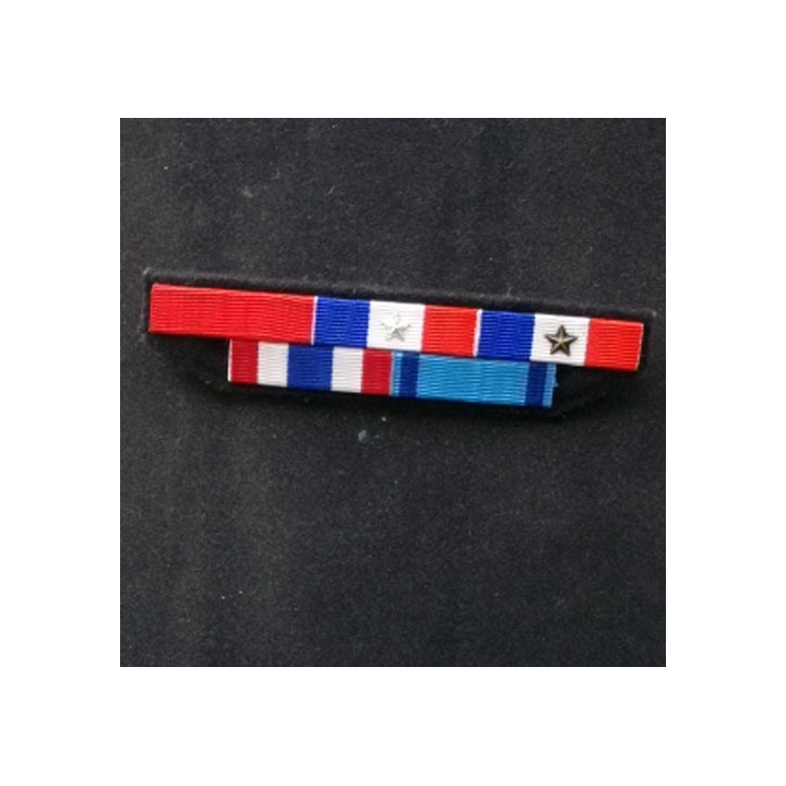 BARRETTE 5 DÉCORATIONS  COMMISSAIRE DIVISIONNAIRE DE POLICE