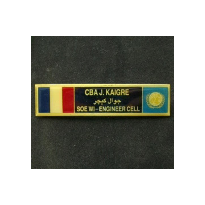 BANDE PATRONYMIQUE DU COMMANDANT J. KAIGRE AU LIBAN
