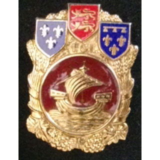 1° GI: insigne du 1°groupement d'intendance de fabrication Drago H. 580