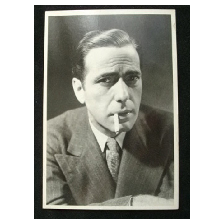 CARTE POSTALE DE HUMPHREY BOGART