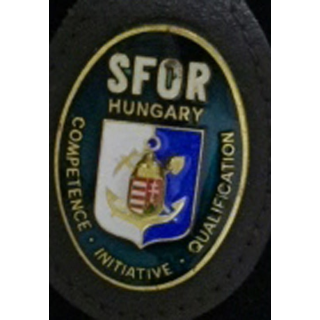 SFOR HUNGARY vert foncé sur cuir