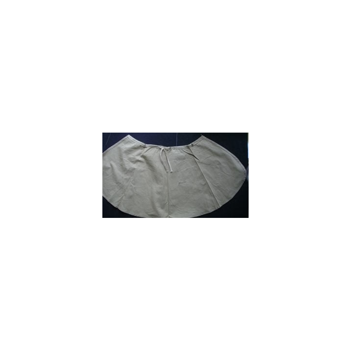 Couvre-nuque de képi militaire des années 1930 en tissu kaki clair