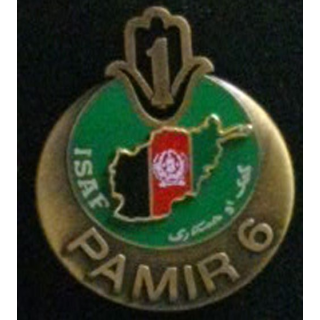 1° RT régiment de tirailleurs ISAF PAMIR 6 numéroté 189 Afghanistan