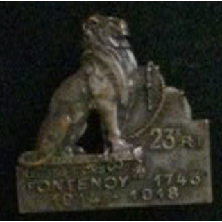 23° régiment d'infanterie régiment des lions, Fontenoy 1745 RI