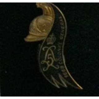 DRAGONS : insigne du 5° régiment de dragons "1668 Colonel Général" de fabrication Drago G. 2058