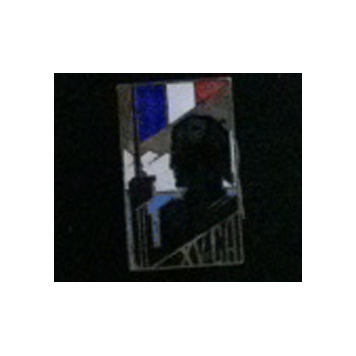 CORPS D'ARMÉE : insigne du XV° corps d'armée en émail de fabrication Drago Béranger