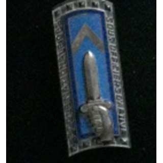 ENSOA : insigne de l'école nationale des sous-officiers d'active fabriqué par Fraisse G. 1987