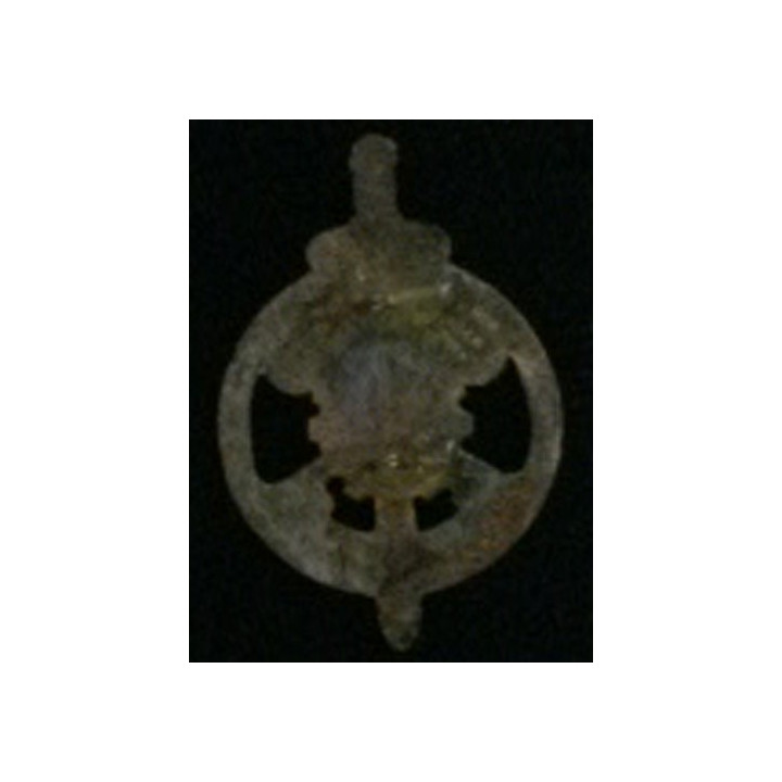 MONITEUR : insigne de moniteur de conduite automobile en bronze, émaillé, de fabrication Drago rue Olivier Métra H. 663