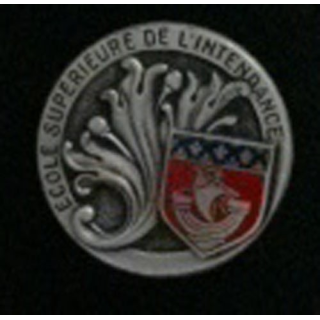 ECOLE SUPÉRIEURE INTENDANCE : insigne de l'école supérieure de l'intendance de fabrication Drago H. 786