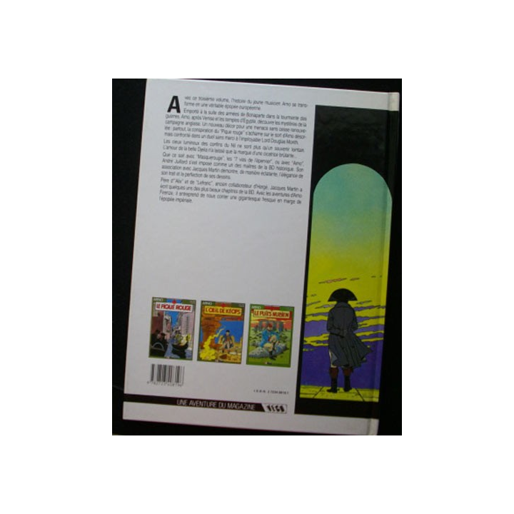 BD ARNO 3 : Bande dessinée de Arno "le puits nubien" de André Juillard et de Jacques Martin aux éditions Glénat