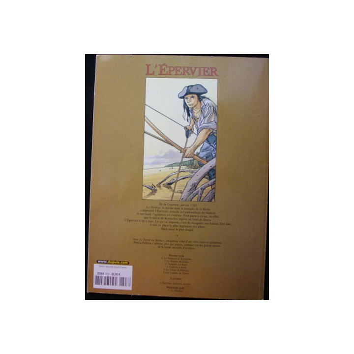 BD PELLERIN L'ÉPERVIER n°5 : Bande dessinée de LÉPERVIER "Le Trésor du Mahury" de Pellerin aux éditions Dupuy