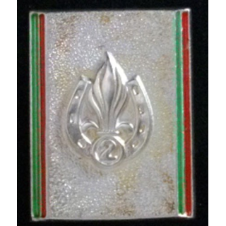 2° REI : 2° RÉGIMENT ÉTRANGER D'INFANTERIE PLAQUÉ "ARGENT"