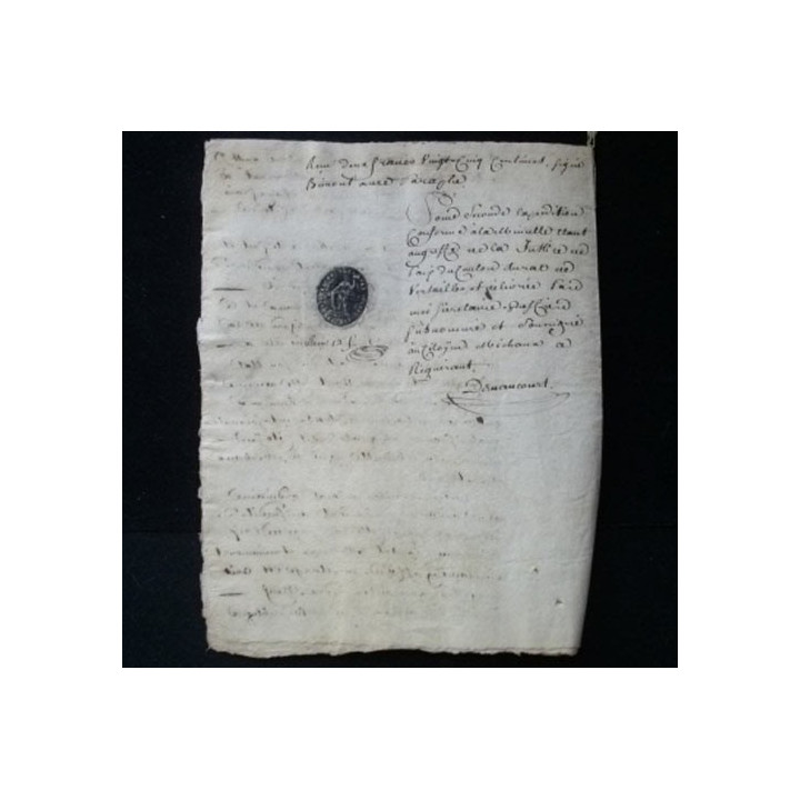 vieux manuscrit du 9 missidore de l'an sixième de la République française comprenant 8 pages  d'un extrait des registres