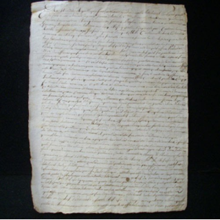 vieux manuscrit (9) de l'an sixième comprenant 1 page recto verso avec un sceau de 25 centimes