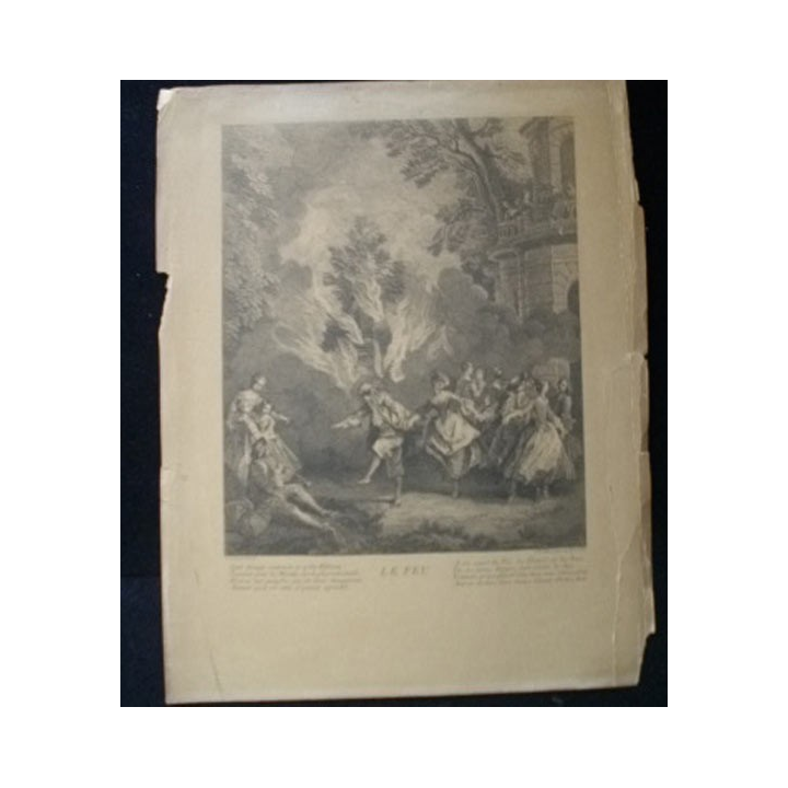 Gravure sur le feu réalisée par la société mécanique de gravure