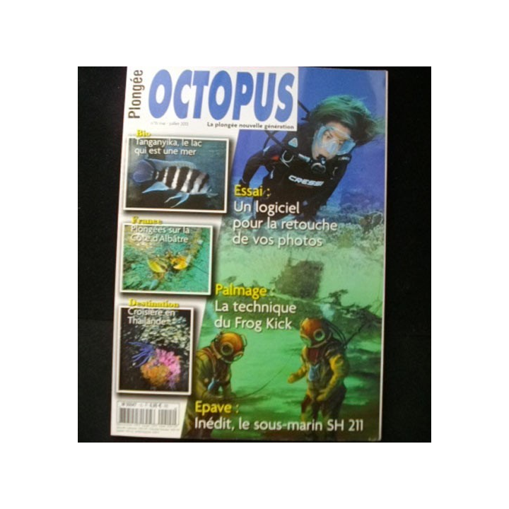 OCTOPUS N°15 mai juillet 2013  sur la plongée nouvelle génération