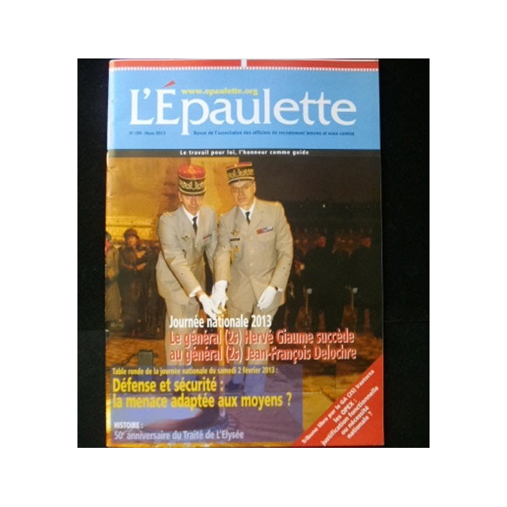 Revue de l'épaulette, association des officiers de recrutement interne
