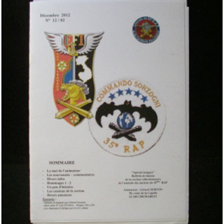 CATALOGUE DE L'AMICALE DU 35°RAP DÉCEMBRE 2012