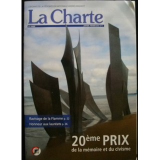 LA CHARTE N°1 janvier - février 2014 : 20° prix de la mémoire