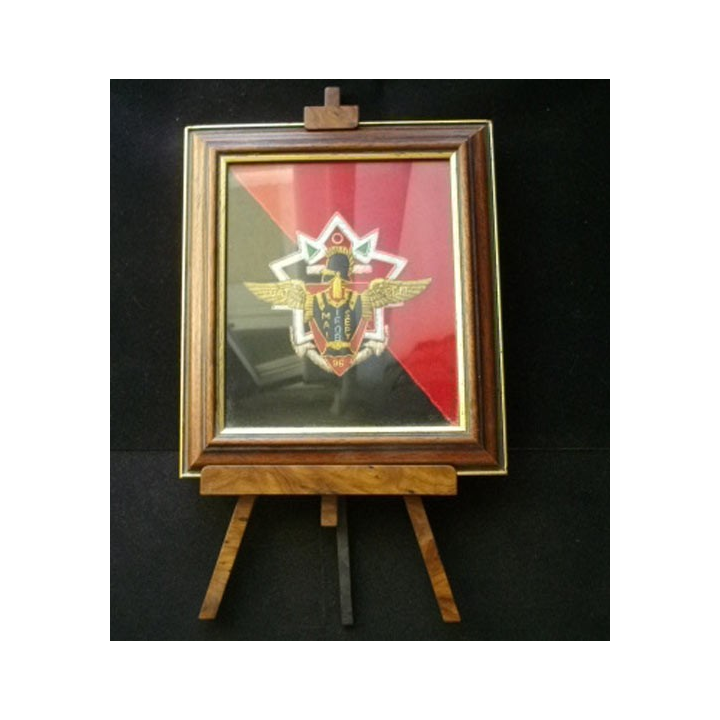 cadre comprenant l'insigne du Batgen IFOR mai septembre 1996
