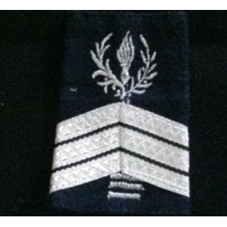 Fourreau de sergent-chef du commissariat  sur fond noir