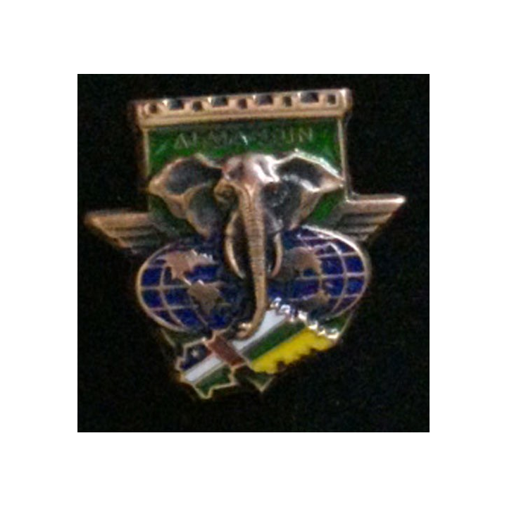 17° RGP CA RCA :Compagnie d'appui CA du 17° RGP en République Centrafricaine RCA opération Almandin en bronze massif