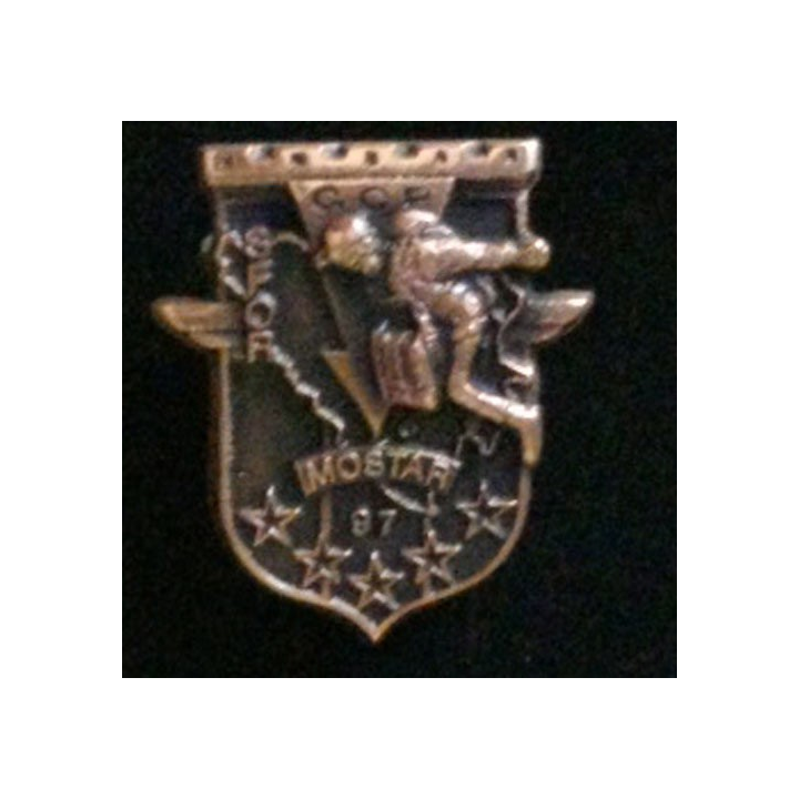 Groupe commando parachutiste GCP 17° régiment génie para Mostar 1997