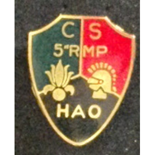 5° RMP : 5°RÉGIMENT MIXTE DU PACIFIQUE COMPAGNIE DE SOUTIEN HAO