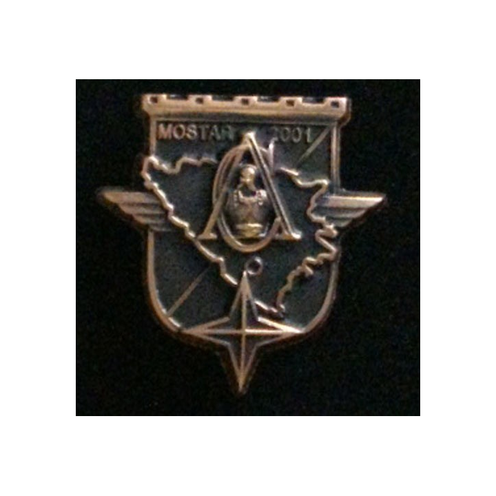17° RGP : Compagnie d'appui CA  Mostar 2001 tout en bronze