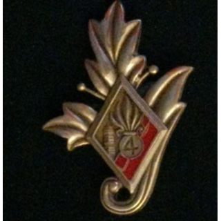 4° REI : insigne du commissariat du 4° régiment étranger d'infanterie 