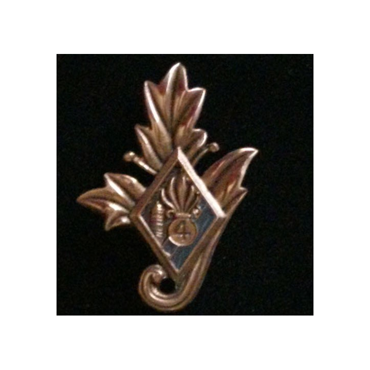 4° REI : insigne du commissariat du 4° régiment étranger d'infanterie 