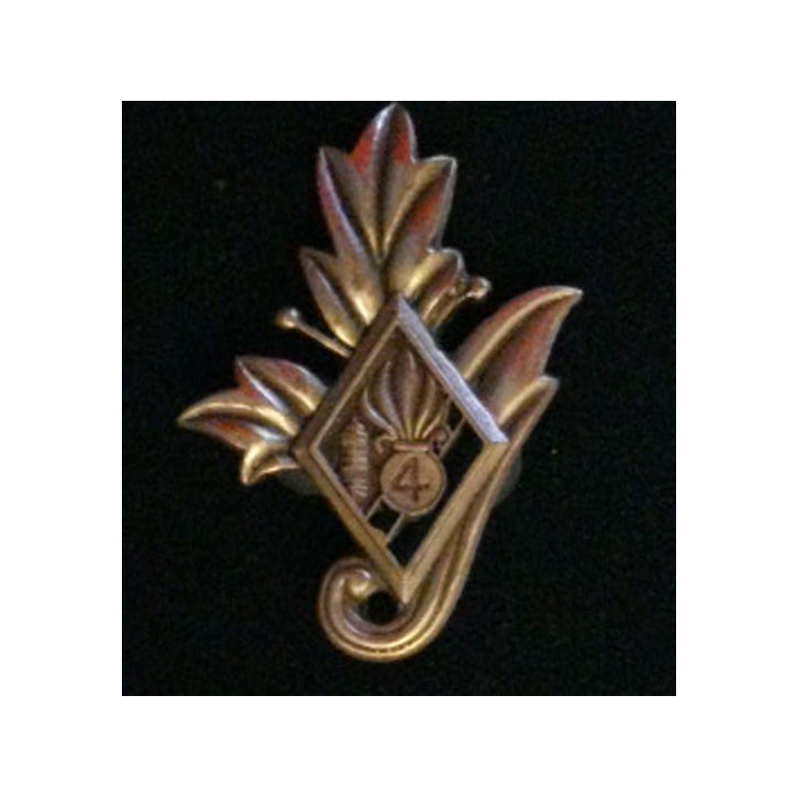 4° REI : insigne du commissariat du 4° régiment étranger d'infanterie 