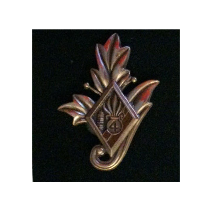 4° REI : insigne du commissariat du 4° régiment étranger d'infanterie