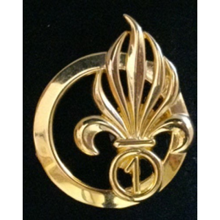 1°REI : 1°RÉGIMENT ÉTRANGER D'INFANTERIE INSIGNE DE BÉRET (3840)