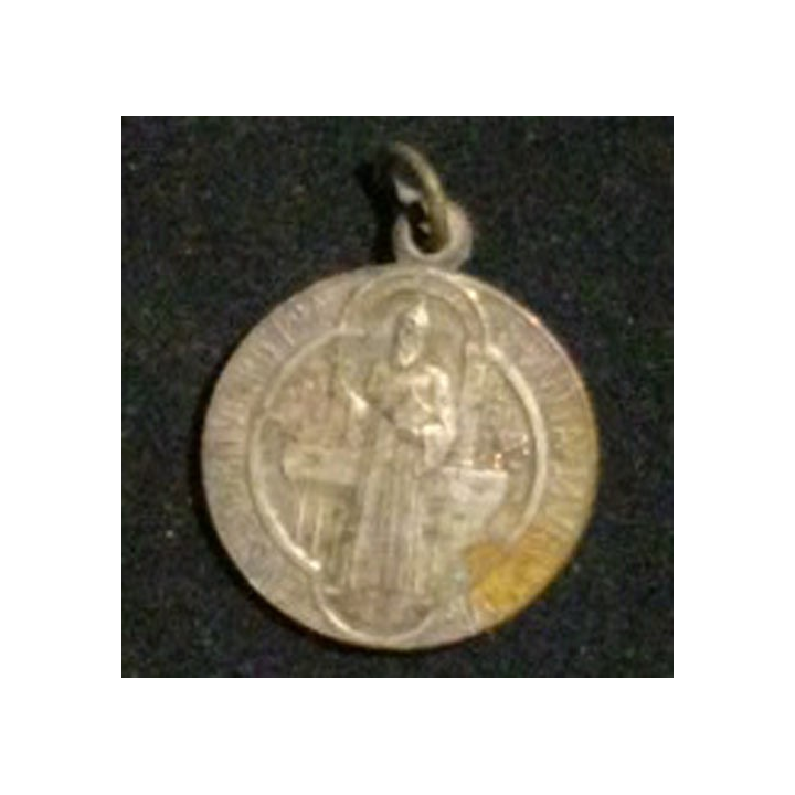MÉDAILLE RELIGIEUSE : vieille médaille religieuse MDCCCLXXX (1880) eius orbitu nro pra sentia muniamur