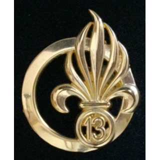 insigne de béret de la 13° demi brigade de la Légion étrangère DBLE
