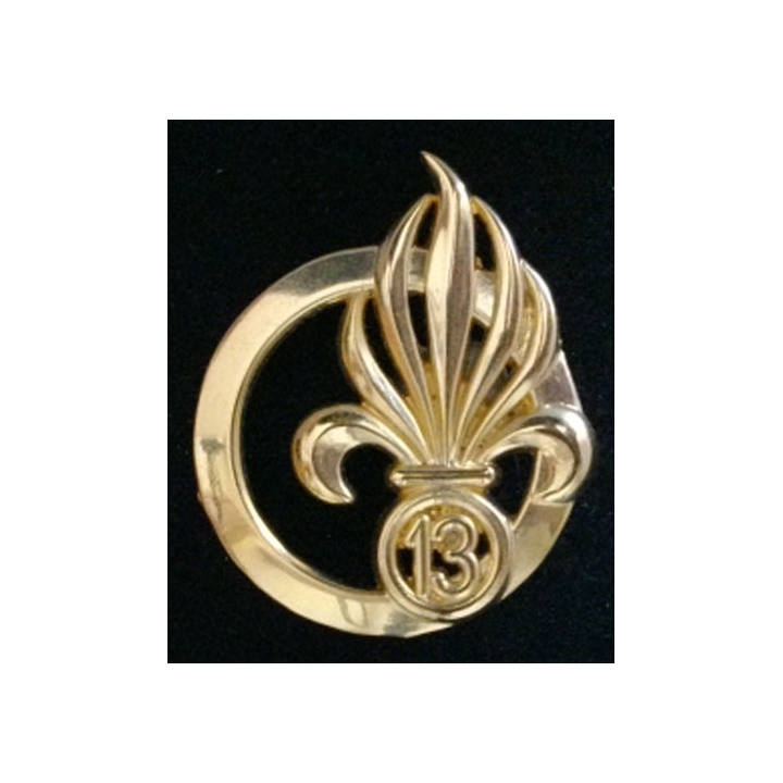 insigne de béret de la 13° demi brigade de la Légion étrangère DBLE