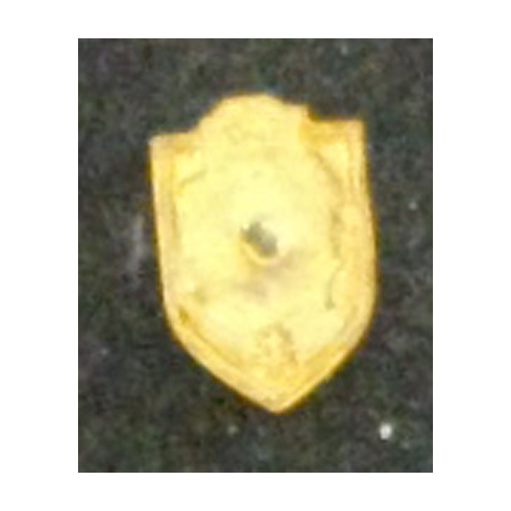 CGFTEO : insigne miniature du commandement du génie des forces terrestres en Extrême-orient embouti d'une hauteur de 1,6 cm