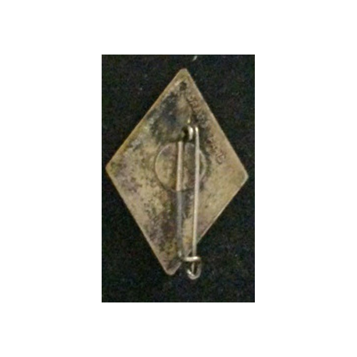 4° REI : insigne du 4° régiment étranger d'infanterie 4 gravé en émail de fabrication Drago rue Béranger