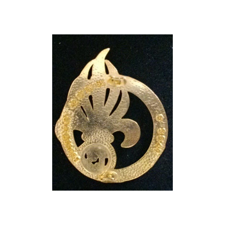 insigne de béret de la 13° demi brigade de la Légion étrangère DBLE