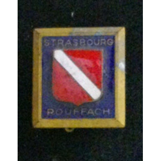 Ecole militaire de Strasbourg Rouffach en émail Drago Béranger EMS