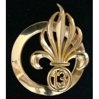 insigne de béret de la 13° demi brigade de la Légion étrangère DBLE