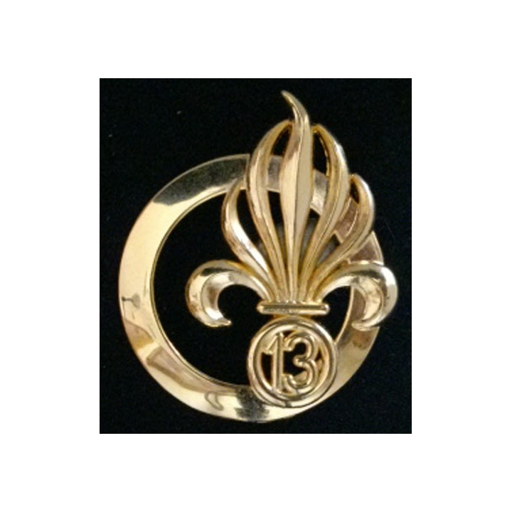 insigne de béret de la 13° demi brigade de la Légion étrangère DBLE