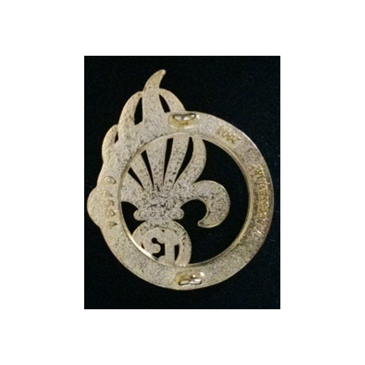 insigne de béret de la 13° demi brigade de la Légion étrangère DBLE